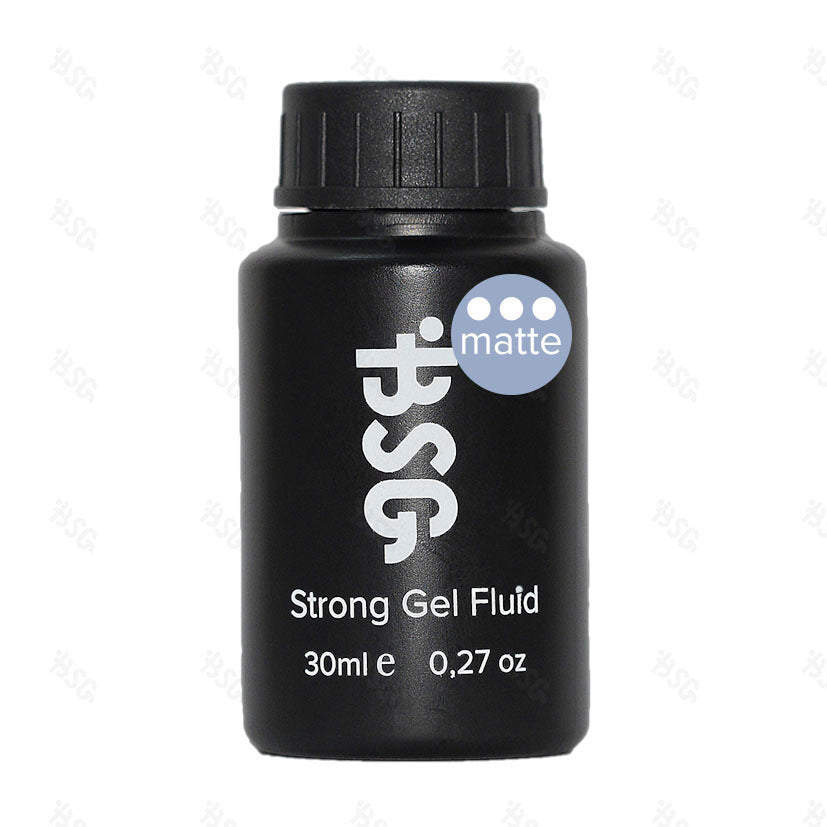 Strong Gel Fluid MATTE - топ МАТОВЫЙ 30мл (без кисточки)