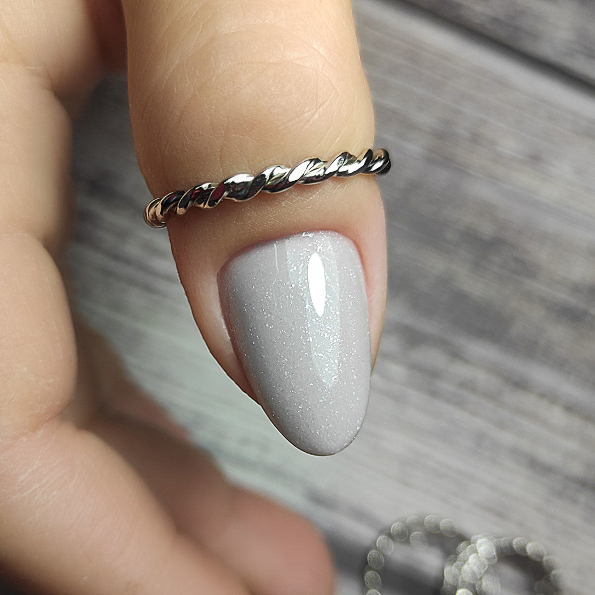 BSG Colloration HARD №12 - Silver Glittered Grey (20 mL / 0.68 fl oz)