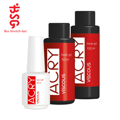 BSG ACRY - Base clear gel with acrylic powder (20 ml/50ml/100ml)