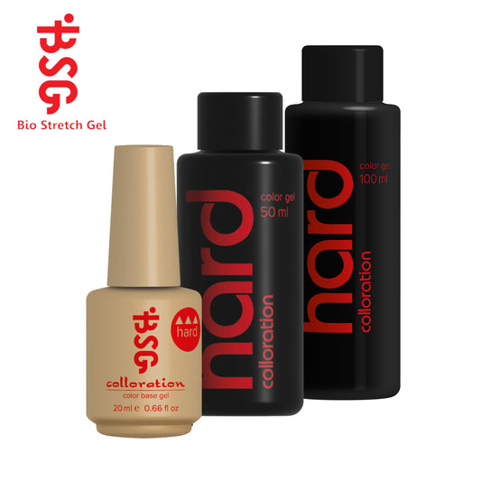 BSG Colloration HARD №00 Bottle - Hard base clear gel (20ml/50ml/100ml)